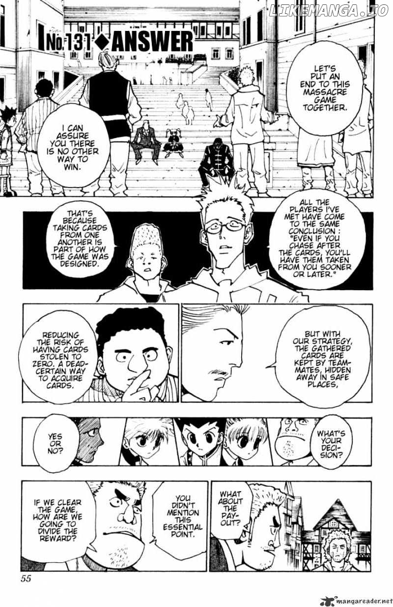 Hunter x Hunter, Chapter 131 image 01